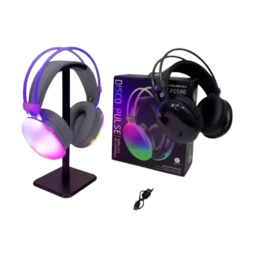 DISCO PULSE PG580 Wireless Gaming & Music Headphones