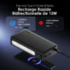 Oraimo Traveler 3 Lit – 27,000mAh 15W Power Bank with LED Light & Triple Output