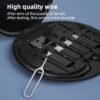 Data Cable Set - Multifunction Connectors, Fast Charging