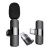 Mini Wireless Tie Microphone – Lavalier Clip-on Mic for iPhone & Android