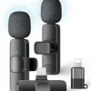 Mini Wireless Tie Microphone – Lavalier Clip-on Mic for iPhone & Android